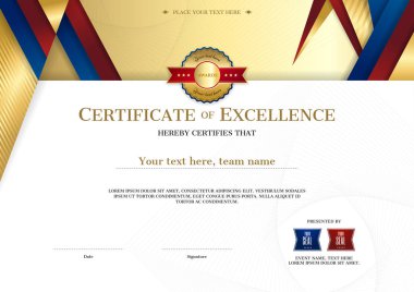 Sınır çerçeveli spor temalı sertifika şablonu, Diploma d