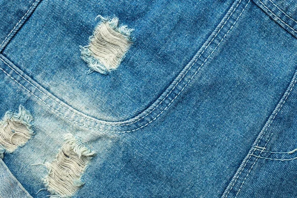 Тло текстури джинсів Rip — стокове фото