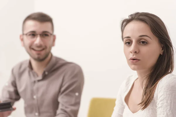 Kollegen Die Gemeinsam Büro Arbeiten Geschäftskonzept — Stockfoto