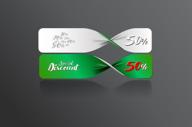 Özel indirim banner şablon tasarımı