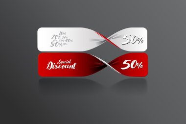 Özel indirim banner şablon tasarımı