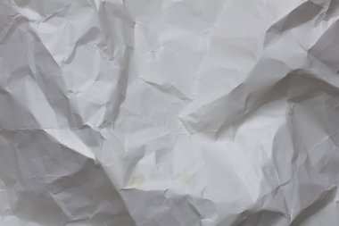 Buruşmuş beyaz kağıt dokusu