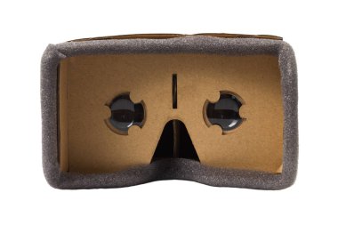 izole karton sanal gerçeklik gözlük