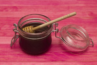 kavanoz karabuğday bal pembe tablo