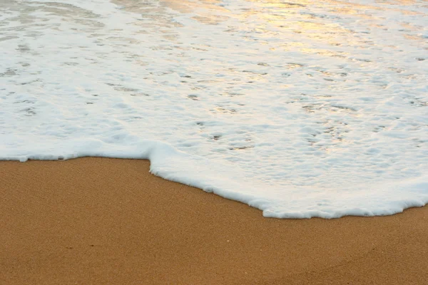 Okyanus kıyısında ve köpük