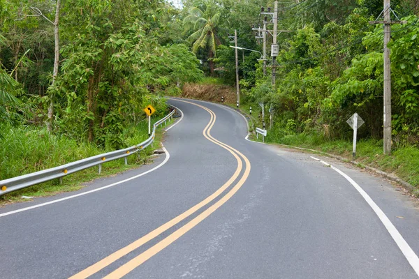 Tropical country road Royalty Free Stock Images