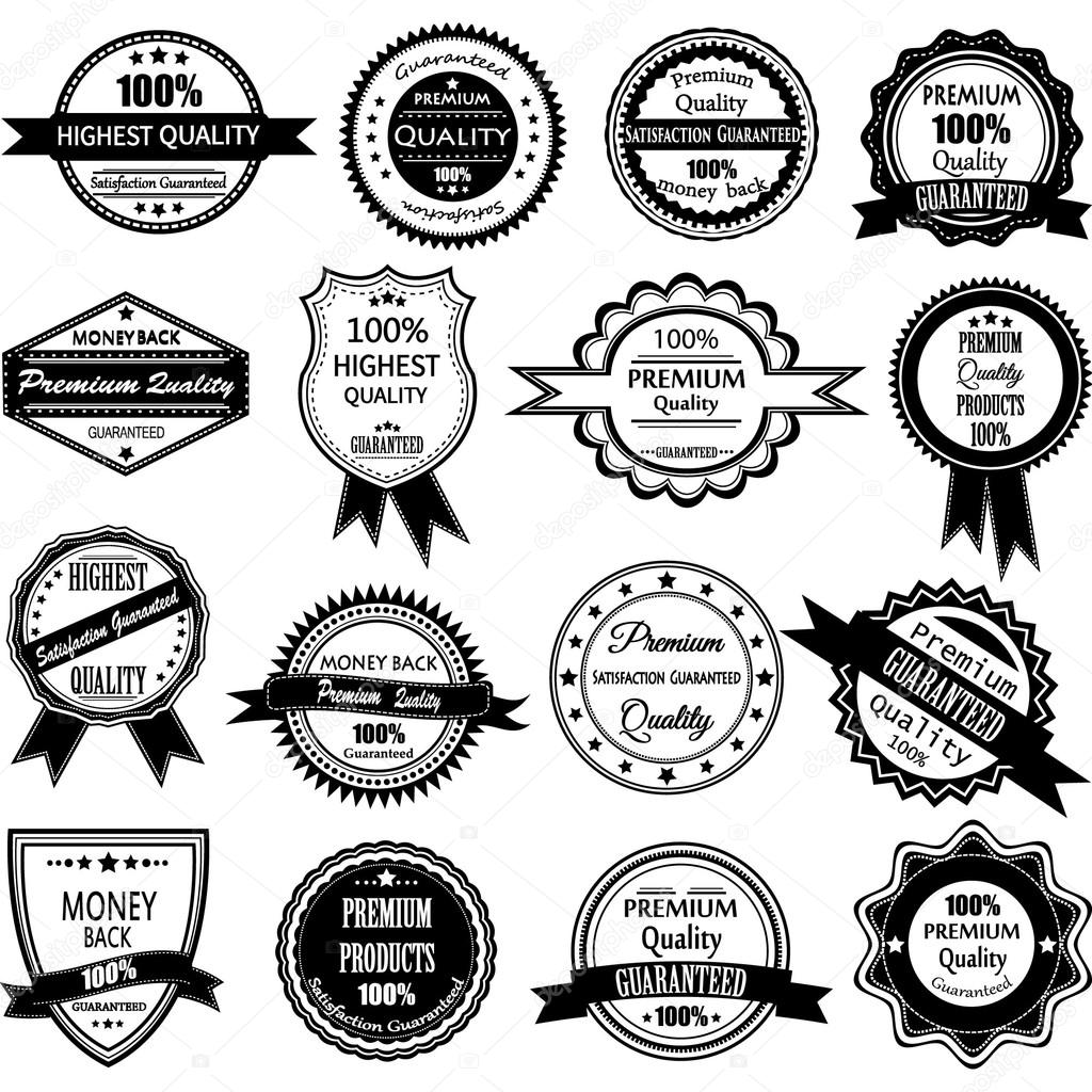 Vintage Black And White Badge Label Frame Premium Badge Logo Ribbon Set Vector Image By C Alexazz Vector Stock Vintage Black And White Badge Label Frame Premium Badge Logo Ribbon Set Vector Image By C Alexazz Vector Stock