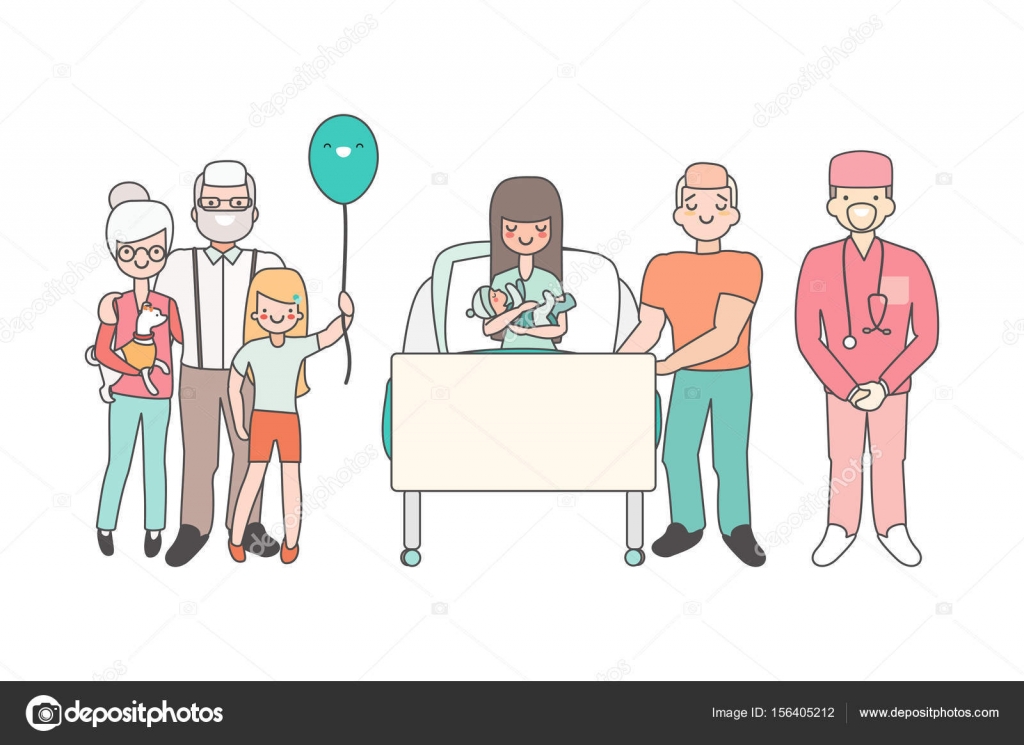 O Médico Dos Desenhos Animados E A Enfermeira Sorriem E Mostram O