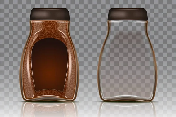 Моментальный векторный дизайн упаковки кофе — стоковый вектор