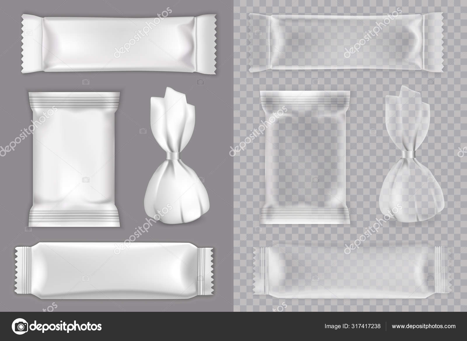 Download Candy Packaging Mockup Set Vector Isolated Illustration Vector Image By C Siberianart Vector Stock 317417238