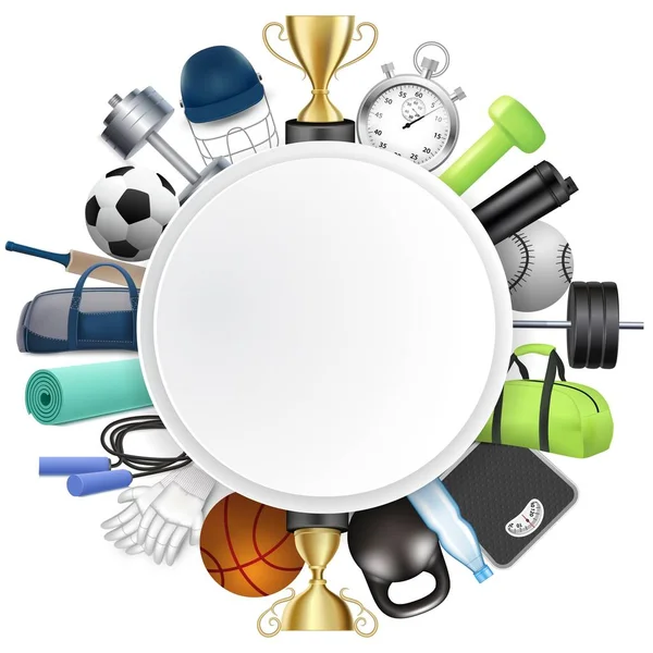 Download Sport Round Frame Vector 3d Realistic Illustration Stock Images Page Everypixel