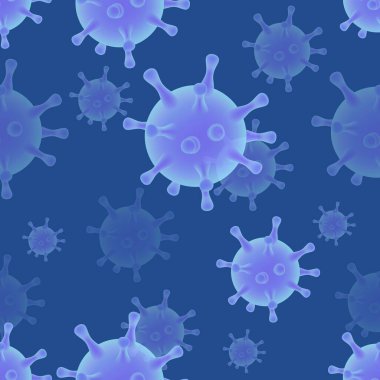 Virüs salgını 2020 vektör posteri. Coronavirus solunum hastalığı önleme ve farkındalık. Corona virüsü patojen mikrop geçmişi. Tıbbi afiş şablonu.
