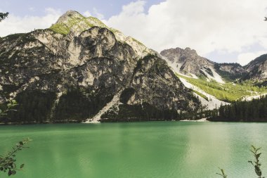 Dolomit Alp dağ gölü