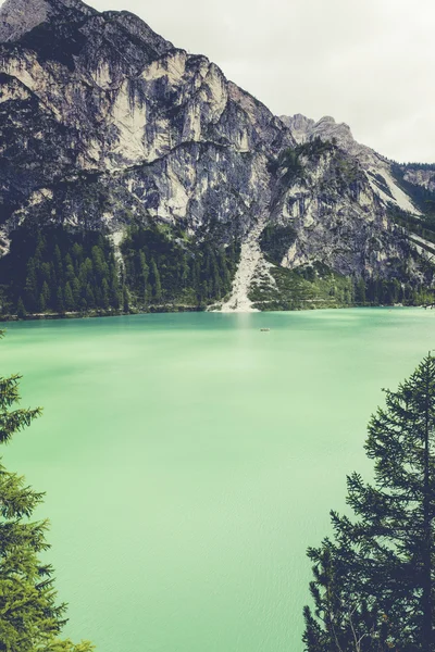 Dolomite Alps Mountain Lake Stock Picture