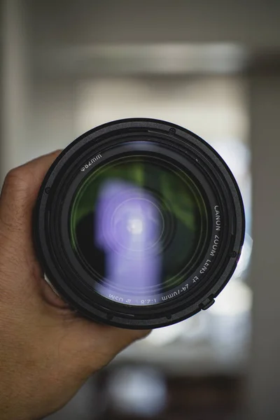 Digital zoom objektiv — Stockfoto