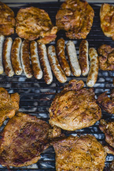 Barbecue vlees en rundvlees — Stockfoto