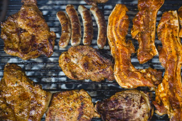 Barbecue vlees en rundvlees — Stockfoto