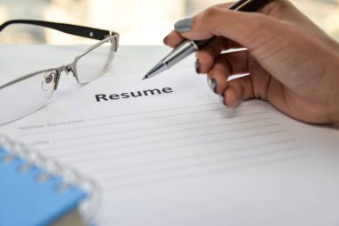 insan eli yazma Resume olduğunu