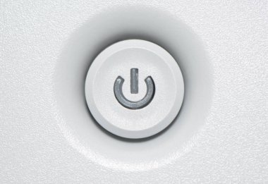 -Kapama tuşu - doku ve arka plan üzerinde kapatmak için