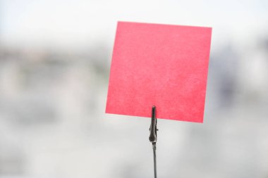 Pembe kağıt Not mockup