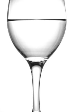 Su ile Şarap kadehi kadar kapatın