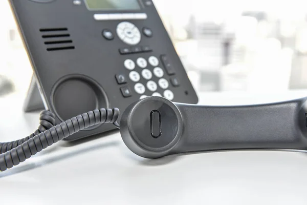 IP telefon - ofis telefon techmology — Stok fotoğraf