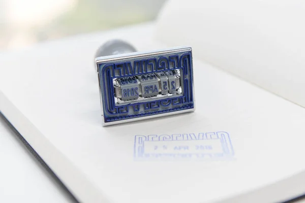 Datum - Stempel — Stockfoto