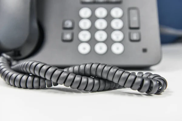 Spiral line of IP Phone — Stock Photo, Image