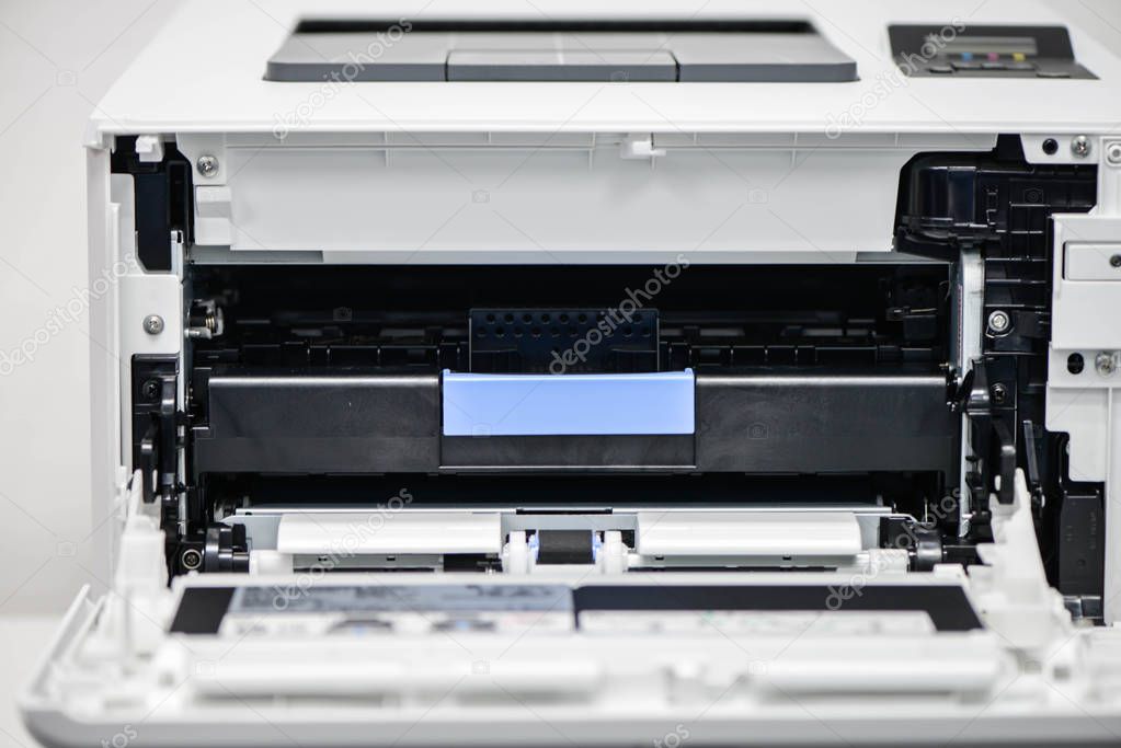 cartridge tray of Laserjet printer