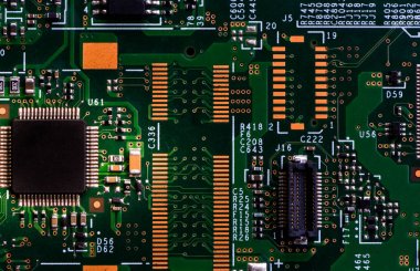 Yeşil baskı elektronik devre kartı