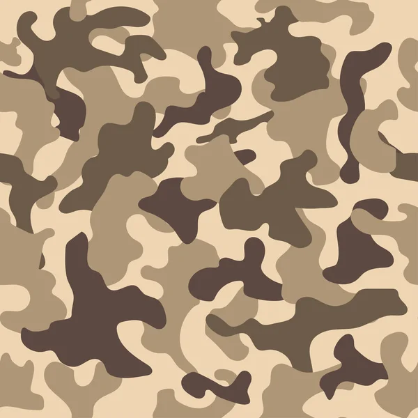 Sömlös kamouflagemönster. Woodland stil — Stock vektor