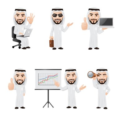 Arapça işadamı karakter kümesi