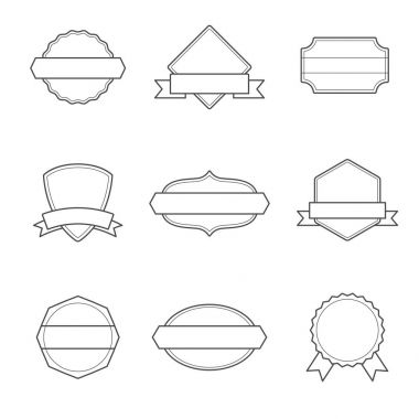 Rozetleri kümesi. Ana hatlarıyla, siyah ve Beyaz - Cilt 2.