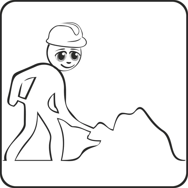 İnşaat, çizgi film, logo, Bebek, siluet