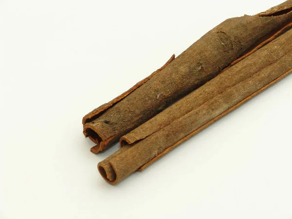 Tarçın, tek, baharat, sopa, beyaz, ahşap