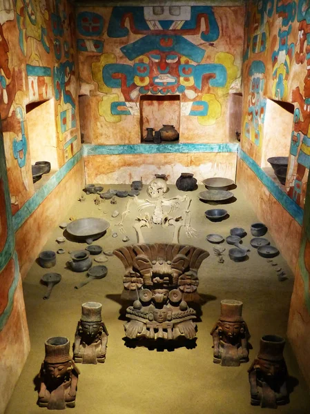 Tomb 104 from Monte Alban, Oaxaca, Mexico - Museo Nacional de An