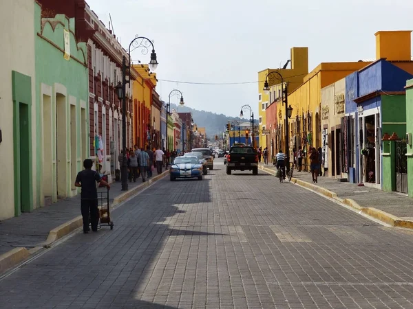 Cholula에 멕시코 거리 — 스톡 사진