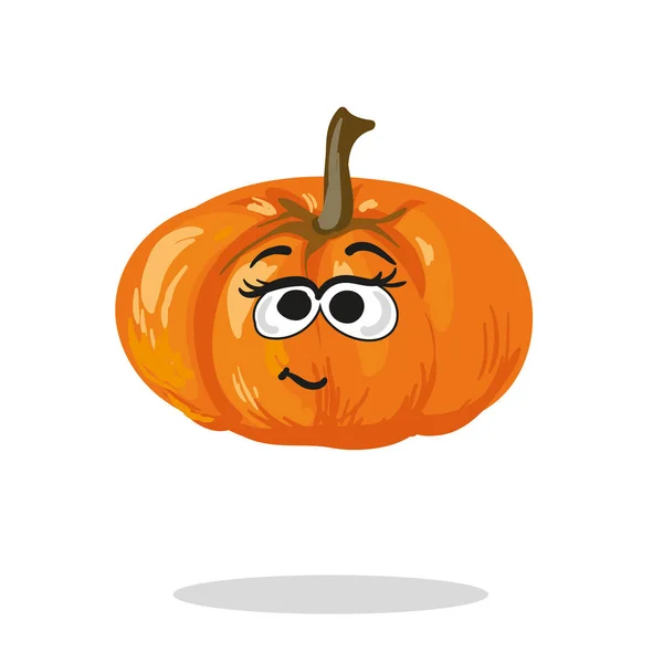 Вектор талисмана Smiling Pumpkin — стоковый вектор