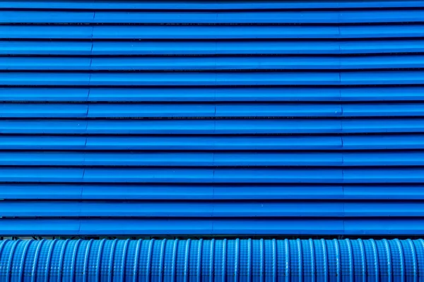 Metal sheet blue color — Stock Photo, Image