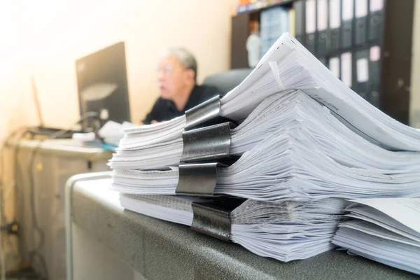 Stack of white papers sheet — Stock Photo, Image