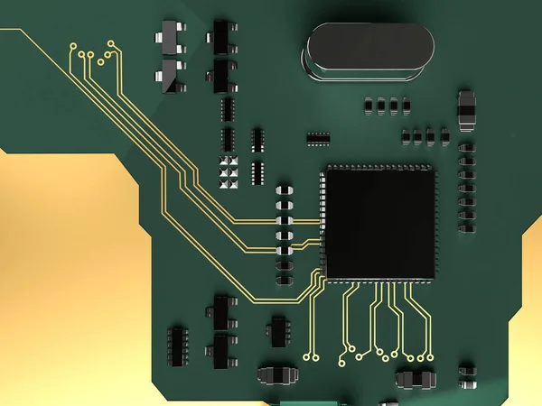 Circuit board. Technology computer hardware