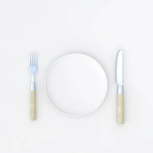 Plate konsep minimal — Stok Foto