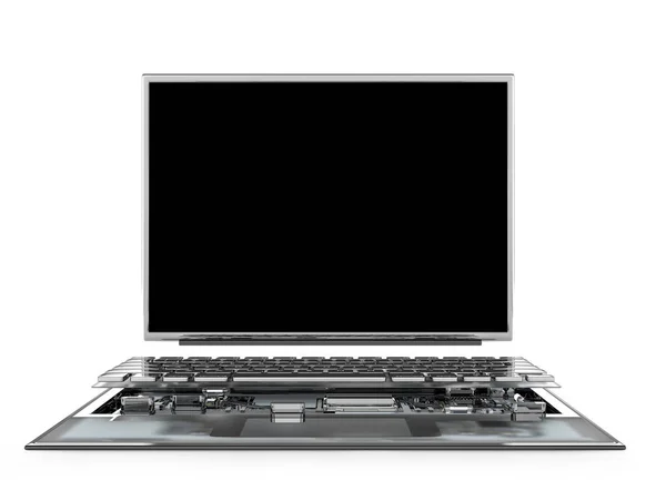 Kırpma yolu ile izole laptop bileşen — Stok fotoğraf
