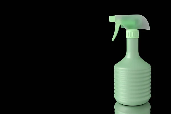 Spruzzatura liquido isolato colore verde — Foto Stock
