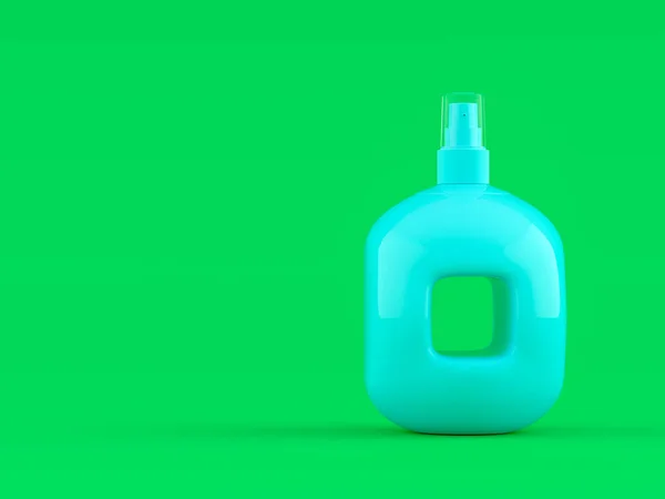 Blauwe lotion fles met kopie ruimte voor uw tekst — Stockfoto