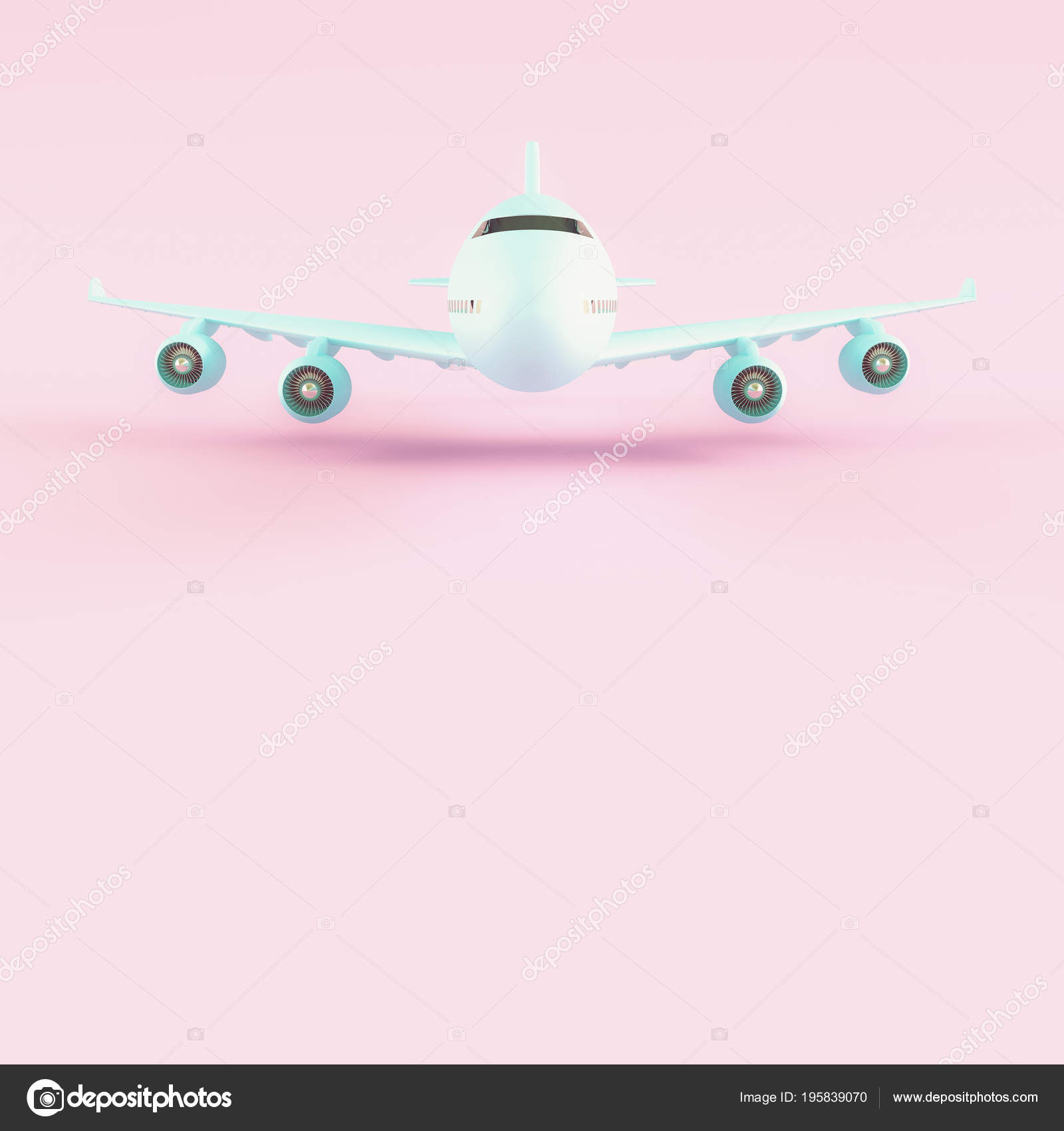 pink airplane toy