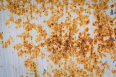 Eski metal demir pas doku. Arka plan, zemin, wa için uygundur.