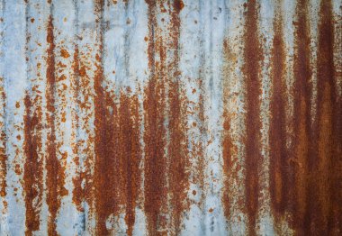 Eski metal demir pas doku. Arka plan, zemin, wa için uygundur.