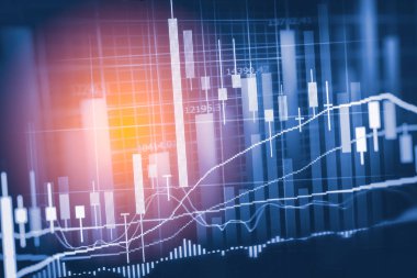 Led borsa göstergesi ve mali verileri görüntüleyin. Çift 