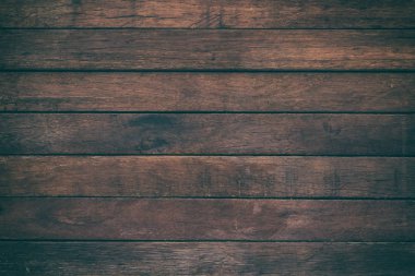 Vintage yüzey ahşap masa ve rustik tahıl arka plan doku. 